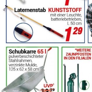 Schubkarre bei Centershop