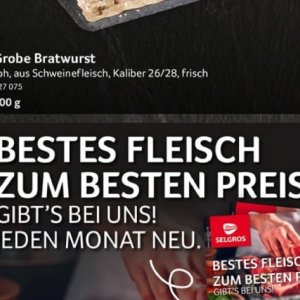 Fleisch bei Selgros