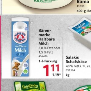 Milch bei Selgros