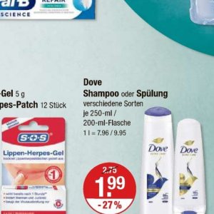 Shampoo dove  bei V-Markt