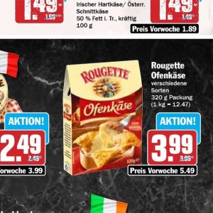 Ofenkäse rougette rougette bei Hit