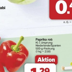 Paprika bei Famila Nord West