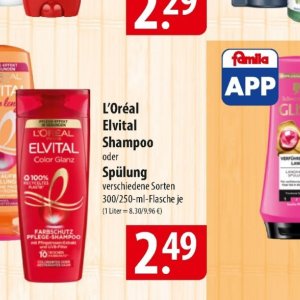 Shampoo bei Famila Nord Ost