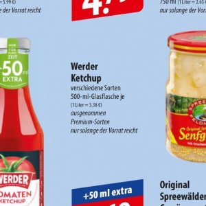 Ketchup bei Famila Nord Ost