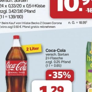 Coca-cola bei Famila Nord West