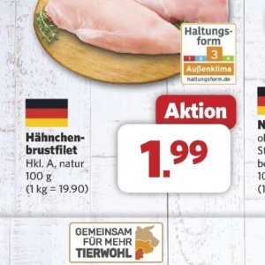 Hähnchenbrustfilet bei Combi