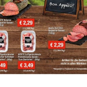 Salami bei Feneberg