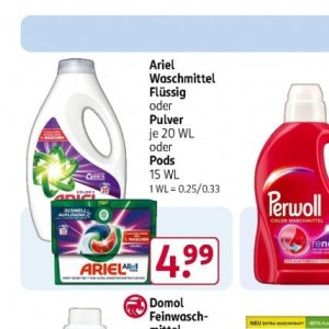 Waschmittel ariel  bei Rossmann