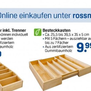 Besteckkasten bei Rossmann