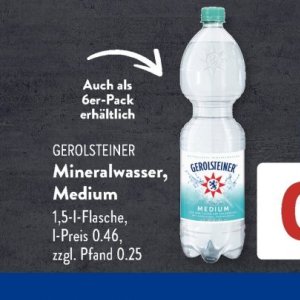 Mineralwasser bei Aldi SÜD