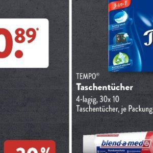 Taschentücher bei Aldi SÜD