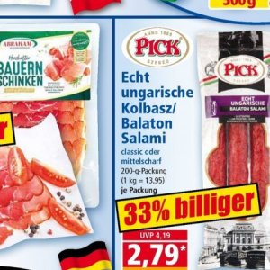 Salami bei Norma