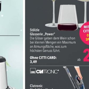 Gläser bei Citti Markt