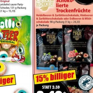 Heidelbeeren bei Norma