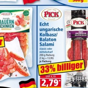 Salami bei Norma