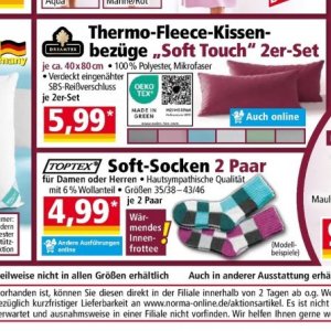 Socken bei Norma