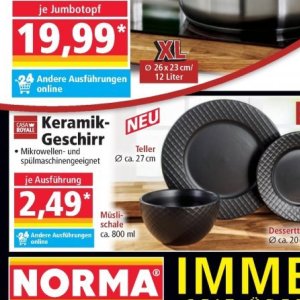 Teller bei Norma