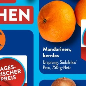 Mandarinen bei Aldi SÜD