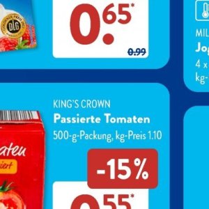 Tomaten bei Aldi SÜD