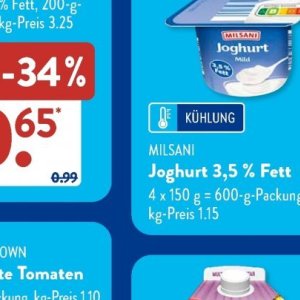 Joghurt bei Aldi SÜD