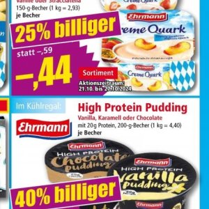 Pudding bei Norma