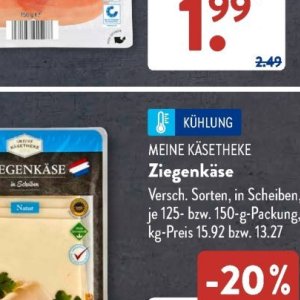 Ziegenkäse bei Aldi SÜD