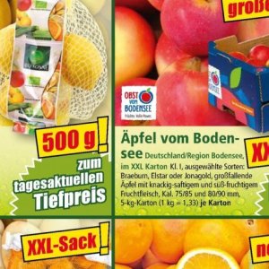 Äpfel bei Norma