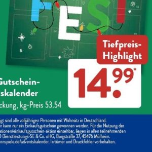 Liegen bei Aldi SÜD