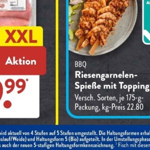 Spieße bei Aldi SÜD