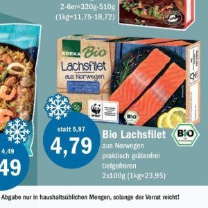 Lachsfilet bei Aktiv Irma