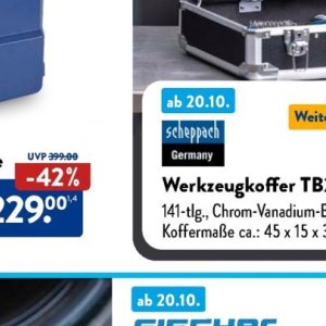 Werkzeugkoffer bei Aldi SÜD