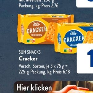 Snacks bei Aldi SÜD