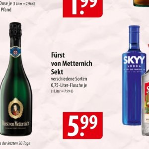 Sekt bei Famila Nord Ost