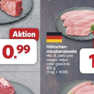 Minutensteaks bei Famila Nord West