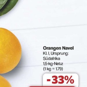 Orangen bei Famila Nord West