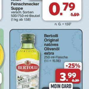 Olivenöl bertolli  bei Famila Nord West