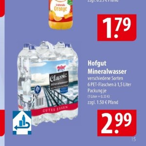 Mineralwasser bei Famila Nord Ost