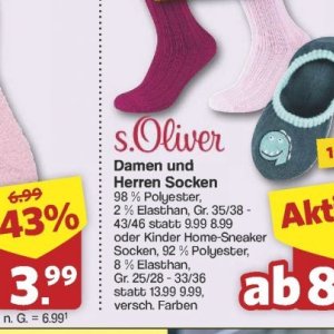 Socken bei Famila Nord West