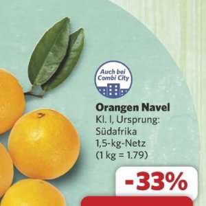 Orangen bei Combi