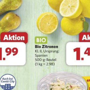 Zitronen bei Combi