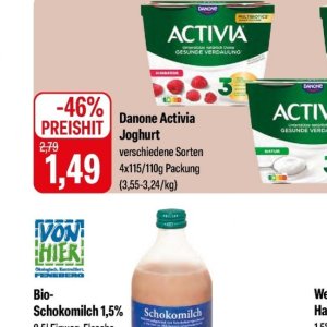 Joghurt danone  bei Feneberg