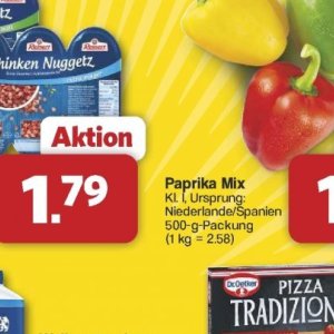 Paprika bei Famila Nord West