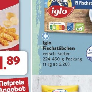 Fischstäbchen bei Combi