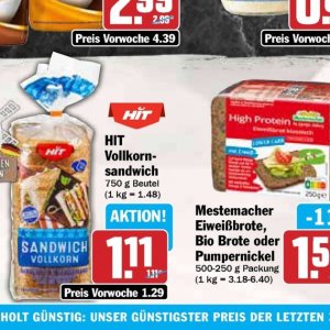 Sandwich bei Hit