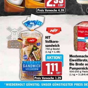 Sandwich bei Hit