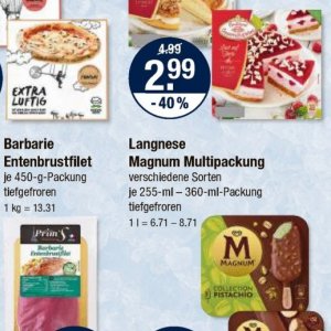 Magnum langnese bei V-Markt