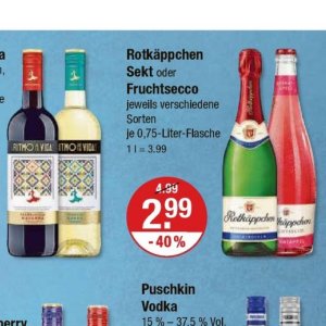 Sekt bei V-Markt