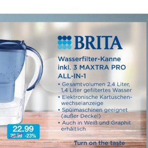 Wasserfilter bei V-Markt