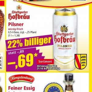 Pilsner bei Norma