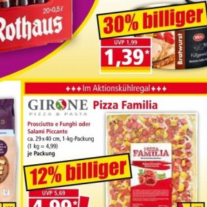 Pizza bei Norma